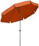 Schneider 753-05 Sonnenschirm Aquila, terracotta, 200 cm rund, Gestell Stahl,