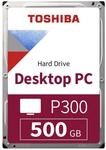 Toshiba P300 500 GB Interne Festplatte (8,9 cm (3,5 Zoll), SATA) schwarz