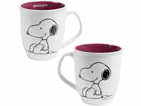 The Peanuts Tasse - Snoopy Kaffeetasse Becher Kaffeebecher aus Keramik...