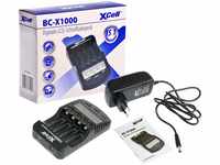 XCell Schnellladegerät BC-X1000 mit LCD-Display (für 1–4 AA & AAA...
