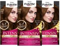 SCHWARZKOPF POLY PALETTE Intensiv Creme Coloration, Haarfarbe 645/6-65 Honigbraun,