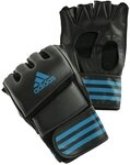 adidas Unisex Mma handsker grappling tr&aelig;ning glove Handsch tzer, Schwarz, L EU