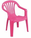 Progarden Stuhl Kindermonoblock Sedia, Baby, rosa