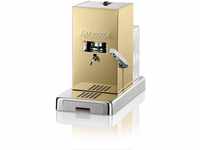 LUCAFFÉ La Piccola Gold Smart, Espressomaschine Gold für Kaffeepads,...