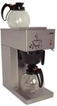 Saro Kaffeemaschine &ndash; Edelstahl/Glas &ndash; Inkl. 2 Glaskannen &agrave; 1,8 L &ndash;