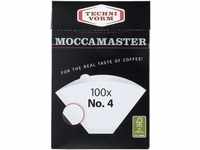 Technivorm Moccamaster 85022 Moccamaster #4 Weißpapierfilter, Einheitsgröße
