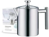 alfi TEA POT II Teekanne 0,60 l, Edelstahl, mit Siebeinsatz