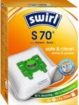 Swirl S 70 EcoPor Staubsaugerbeutel (4 Beutel), rei&szlig;feste Staubbeutel f&uuml;r einige