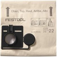 Festool 452970 Filtersack f&uuml;r CT/CTL/CTM 22 | Original Zubeh&ouml;r f&uuml;r...