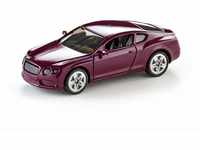 siku 1483, Bentley Continental GT V8, Metall/Kunststoff, Magenta, Spielzeugauto...