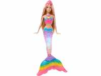 Barbie Meerjungfrau, Barbie Dreamtopia, Barbie Puppe in Regenbogen Farben mit
