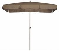 Doppler Waterproof Gartenschirm 260x150, Taupe Greige | Absolut wasserdicht,