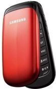 Samsung E1150i Klapphandy 3,6 cm (1,43 Zoll) Display ruby-red