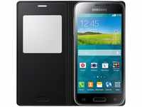 Samsung S-View Hülle Case Cover für Samsung Galaxy S5 Mini - Schwarz