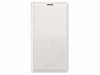 Samsung Flip Wallet Hülle Case Cover mit Kartenfach für Galaxy S5 - Weiß