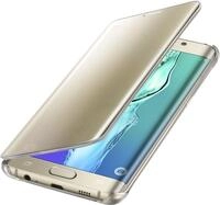 Samsung Galaxy S6 Edge PLUS Clear View Protective Flip H&uuml;lle Case Cover, gold