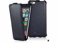 Manna UltraSlim Hülle für iPhone 6 mit 4.7 Zoll | Flip Case Tasche aus echtem