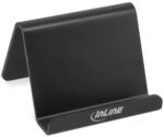 InLine 55460S Smartphone und Handy Halterung f&uuml;r Schreibtisch / Regal, schwarz