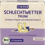 HOYER Schlechtwetter-Trunk Trinkampullen BIO, 10 x 10 ml