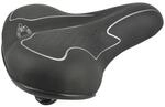 Fischer Sattel Touren/City-Sattel - mit Elastomeren, One Size, 85657