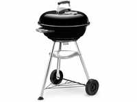 Weber Compact Kettle Holzkohlegrill, Ø 47cm Grillfäche, BBQ Grill mit