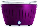 LotusGrill Classic Pflaumenlila G340 Holzkohlegrill/Tischgrill mit USB-Anschlu&szlig;