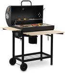 BBQ-Toro Holzkohle Grillwagen mit Deckel | &Oslash; 80 x (L) 42 cm | Premium