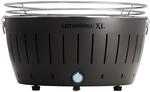 LotusGrill XL Anthrazitgrau G435 Holzkohlegrill/Tischgrill mit USB-Anschlu&szlig;