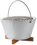 EVA SOLO | Tischgrill Porzellan White | Praktischer Griff | White