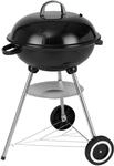 tepro Kugelgrill Key West &ndash; Holzkohlegrill &Oslash; 41,5 cm mit Deckel, verchromtem