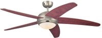 132 cm Deckenventilator Bendan 72564 mit Einzelleuchte und f&uuml;nf Fl&uuml;geln,