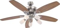 Deckenventilator Ventilator mit Zugschalter Beleuchtung Globo Jerry 0337/034037