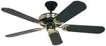 CasaFan Black Magic Deckenventilator (&Oslash; x H) 132cm x 335mm Fl&uuml;gelfarbe: Schwarz,