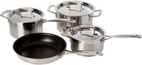 LE CREUSET 4-teiliges Kochgeschirrset aus 3-ply Edelstahl, 96209100001000