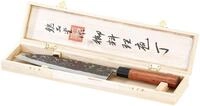 TokioKitchenWare Santoku Messer: Kochmesser mit Echtholzgriff, handgefertigt (Messer