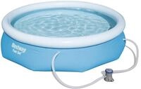 Bestway Fast Set Pool mit Filterpumpe, 305 x 76 cm, blau