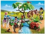 PLAYMOBIL Country 6947 Fr&ouml;hlicher Ausritt mit Figuren, Pferden und viel...