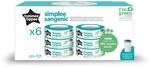 Tommee Tippee Nachf&uuml;llkassetten f&uuml;r Simplee Windelentsorgungssystem, 6-er Set, sich