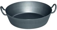 Riess, 0382-023, Eisen Schnitzelpfanne &oslash; 24cm, EISENPFANNE, Emaille, Vol....