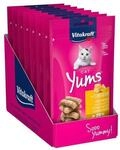 Vitakraft Katzensnack Cat Yums K&auml;se, 9x 40g