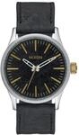 Nixon Unisex-Armbanduhr Sentry 38 Analog Quarz Leder A377-2222-00