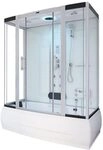 Home Deluxe - Dampfdusche DIAMOND BIG - Wei&szlig;, Ma&szlig;e: 190 x 100 x 220 cm - inkl.