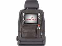 Walser Auto-Rücksitztasche Maxi mit abnehmbarem Tablet-Halter, Auto-Organizer,