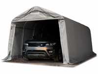 Garagenzelt Carport 3,3 x 6,0 m in grau Unterstand Lagerzelt PVC 800 N Plane und