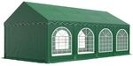 Festzelt Partyzelt 4x8 m Premium, hochwertige PVC Plane 750 N in dunkelgr&uuml;n...