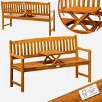 Casaria&reg; Gartenbank 3-Sitzer FSC&reg;-Zertifiziert
