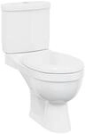 DESIGN Stand Toilette/WC Bodenstehend Keramik Sitz inkl. Sp&uuml;lkasten Wei&szlig;