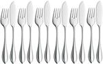 WMF Premiere Fischbesteck 12 teilig, 6 Personen, Fischgabel, Fischmesser, Cromargan