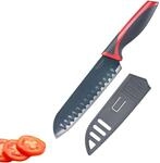 Westmark Santokumesser, Breite Klinge, Kullenschliff, Rostfreier