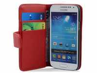 Cadorabo Hülle kompatibel mit Samsung Galaxy S4 Mini in Chili ROT -...
